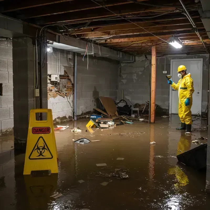 Flooded Basement Electrical Hazard in Crown Heights, NY Property